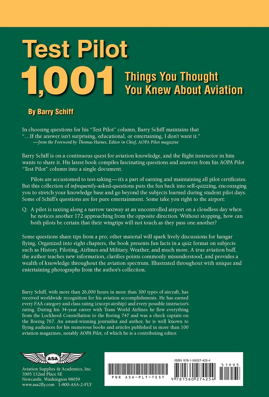 Test Pilot: 1,001 Things You Thought You Knew About Aviation (eBook)
