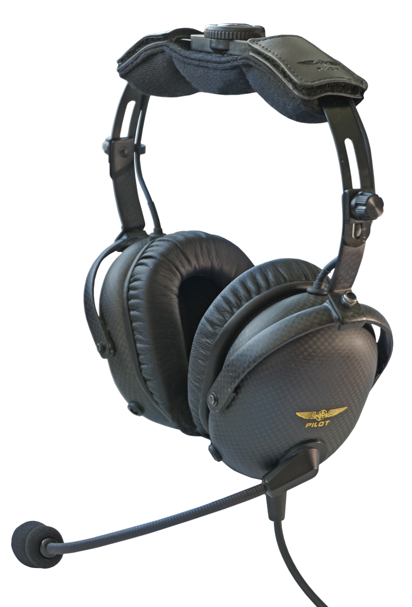 Design4Pilots PM6 Aviation ANR Headset with CO2 Detector